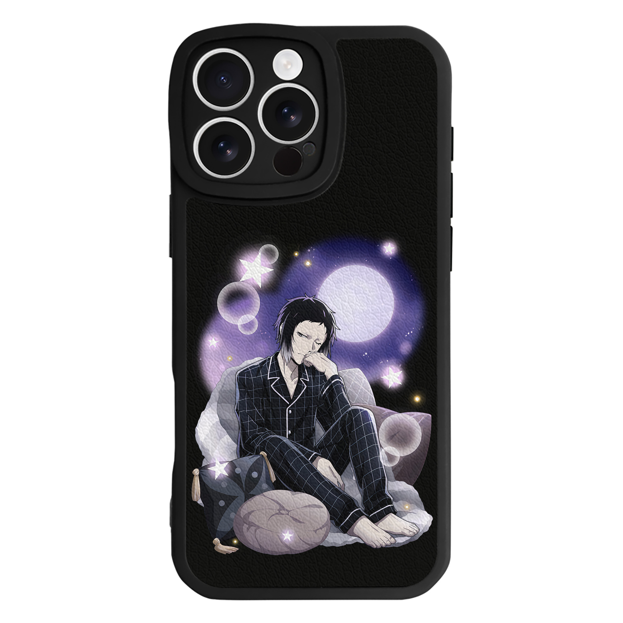 （画像用） 文豪ストレイドッグス Bungo Stray Dogs 【iPhone 16シリーズ対応】シリコンスマホケース（レザー調） 材質：シリコン